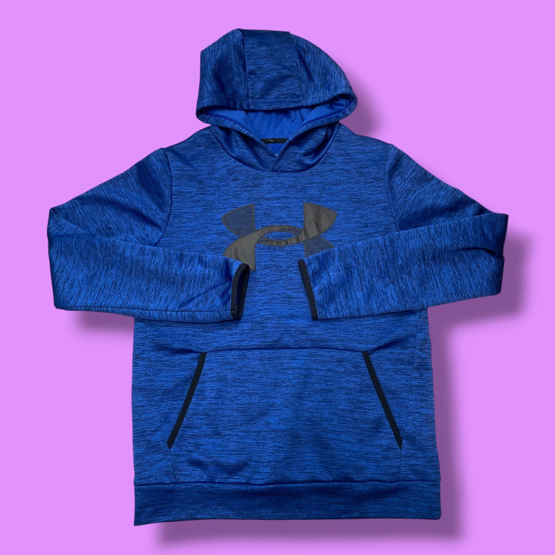 blue under armor hoodie, 12-14y