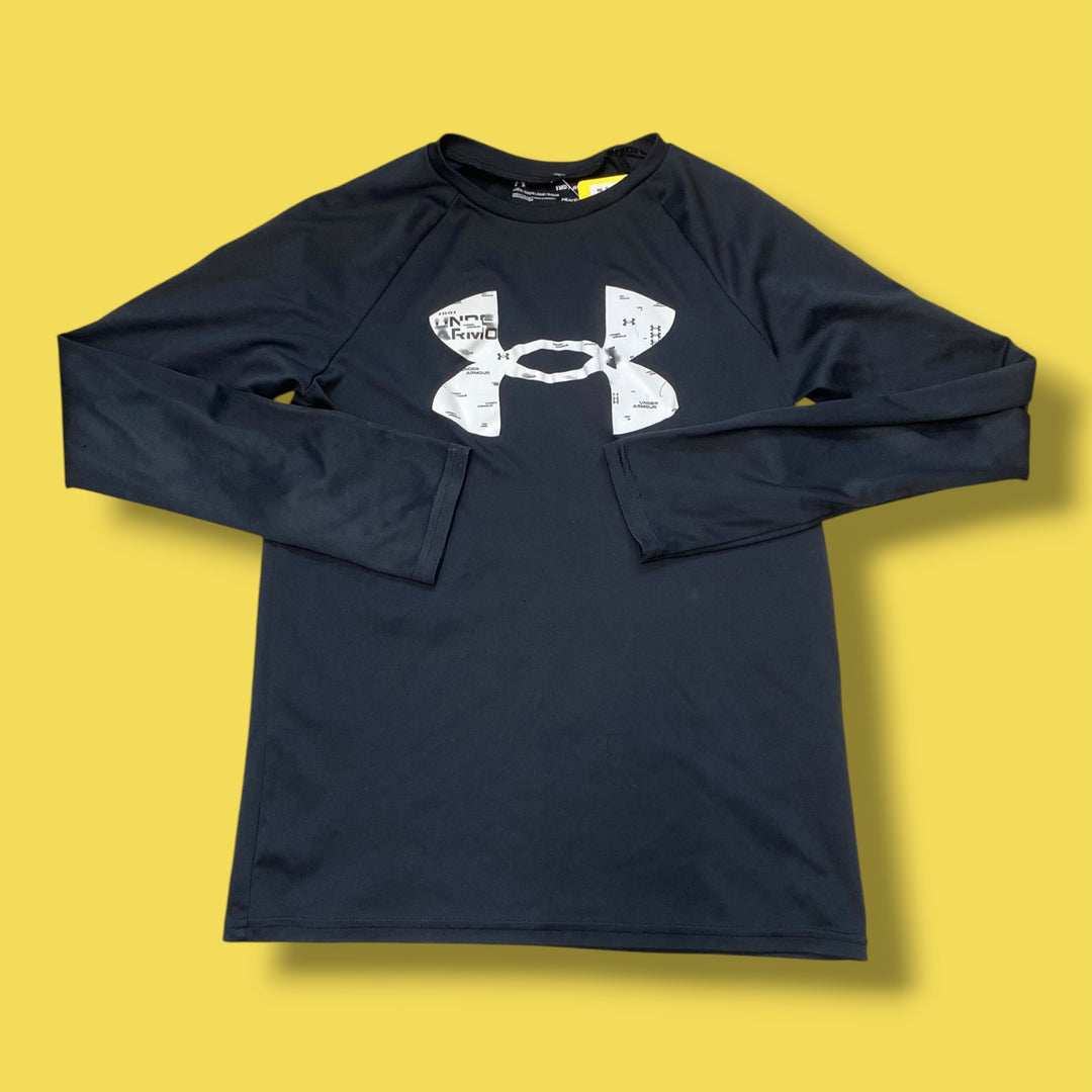 black under armor long sleeve, 10-12y
