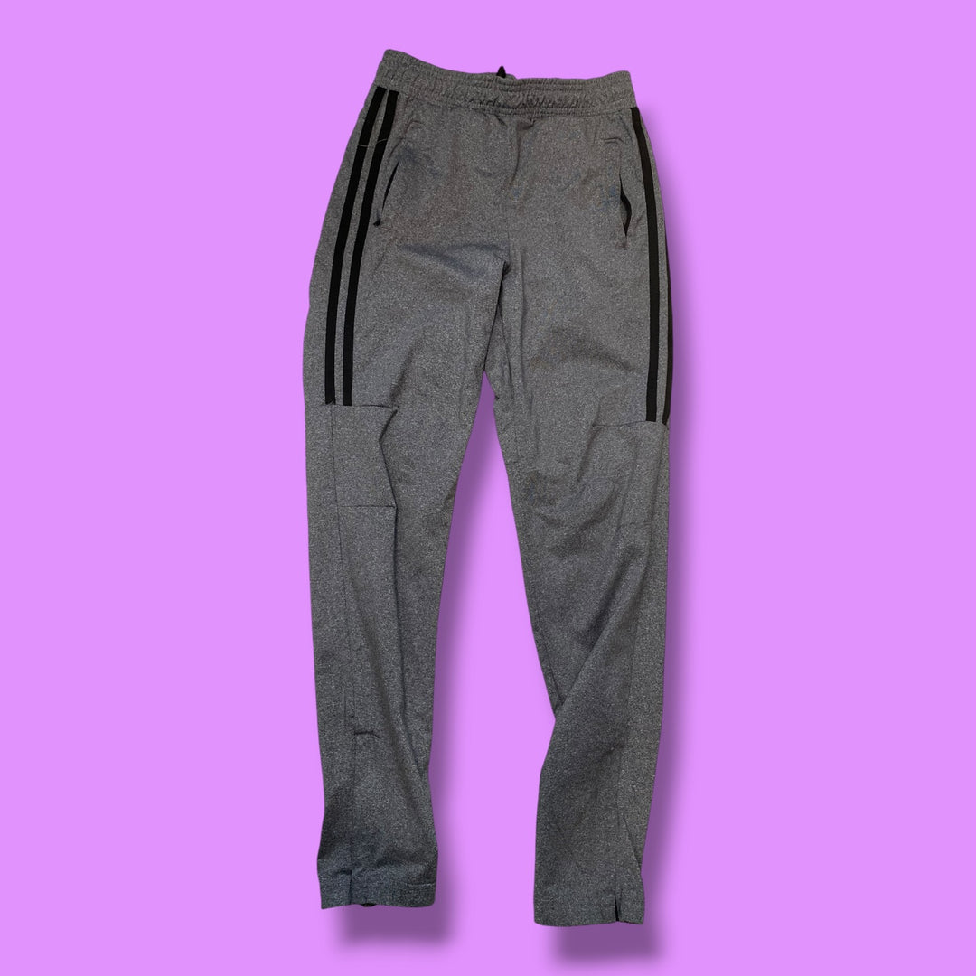 grey adidas pant, 10y