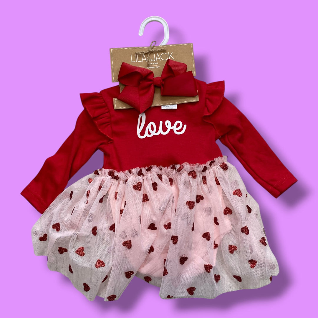 lila&amp;jack dress set, 3-6m