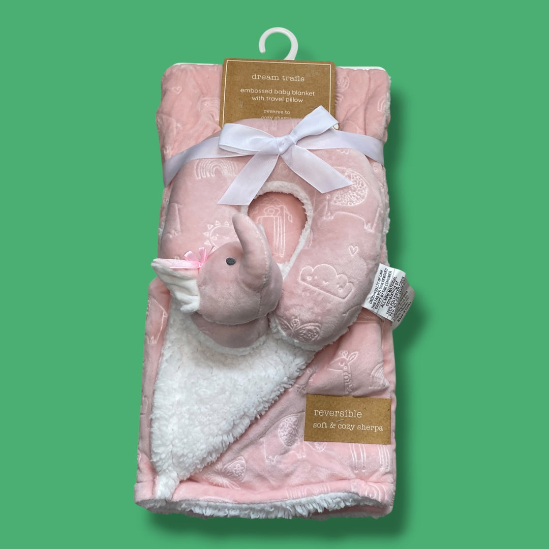 baby blanket and pillow