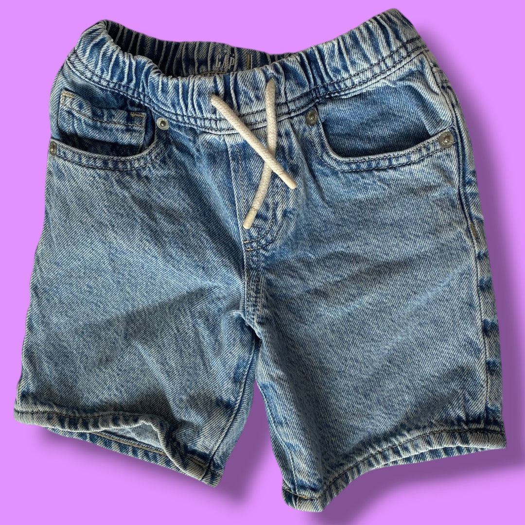 blue gap denim shorts, 4y
