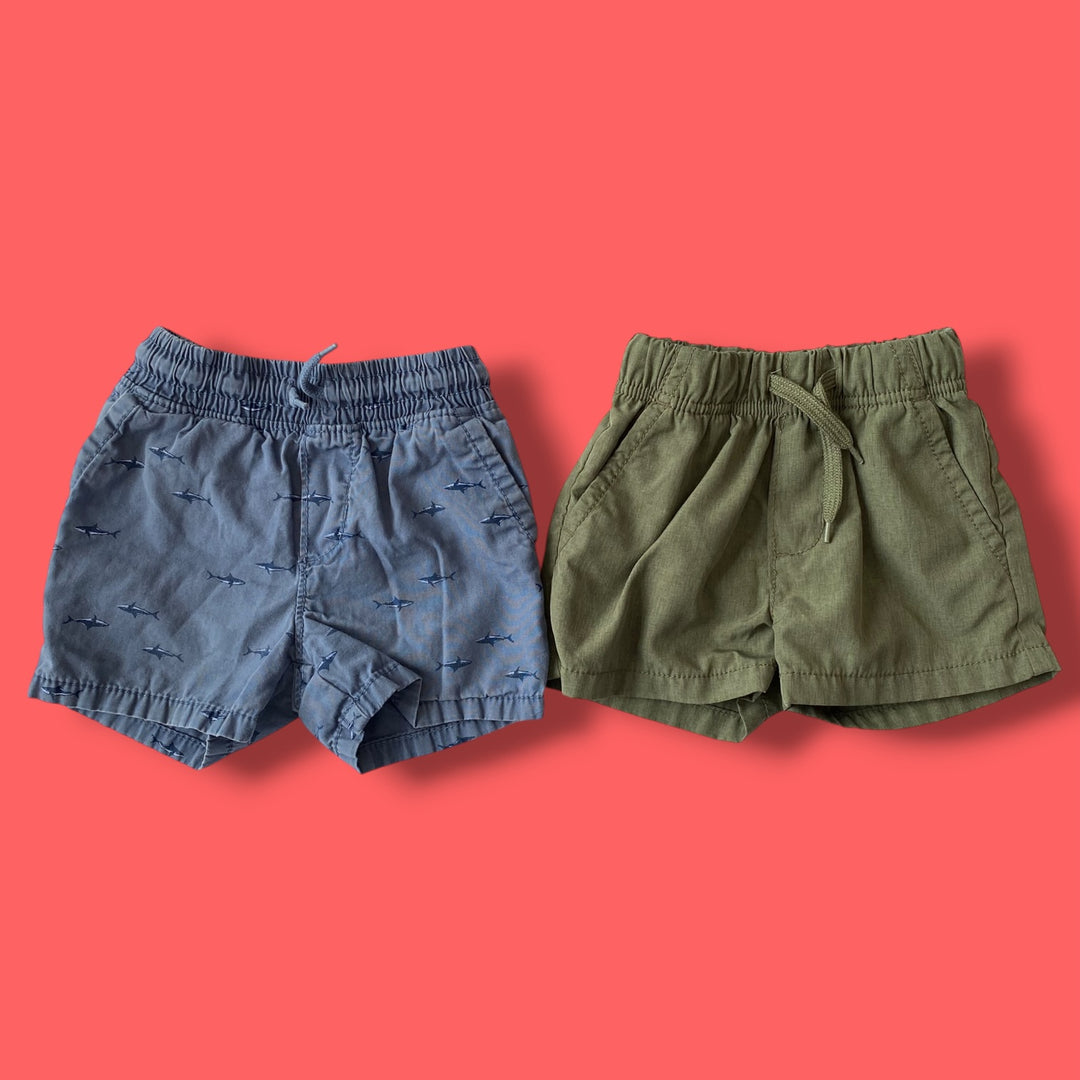 oshkosh set of 2 shorts, 2y