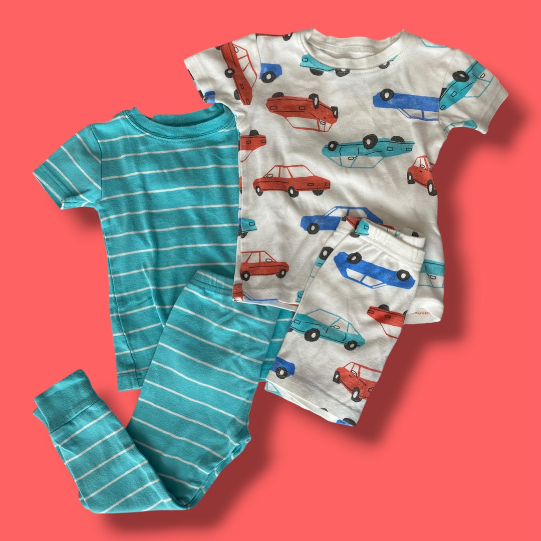 blue Carters set of 2 pajamas, 2y