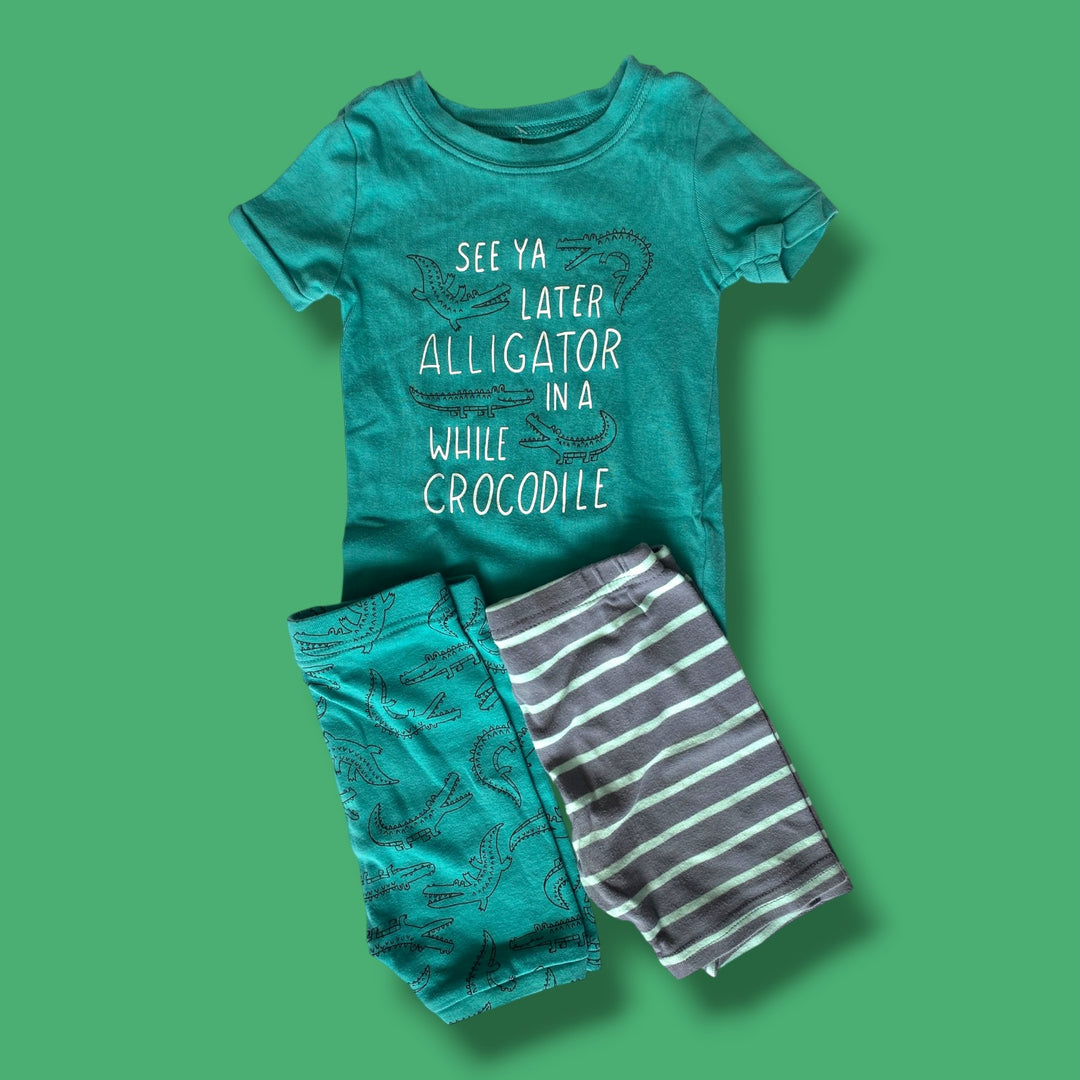 blue Old Navy pajamas, 3y