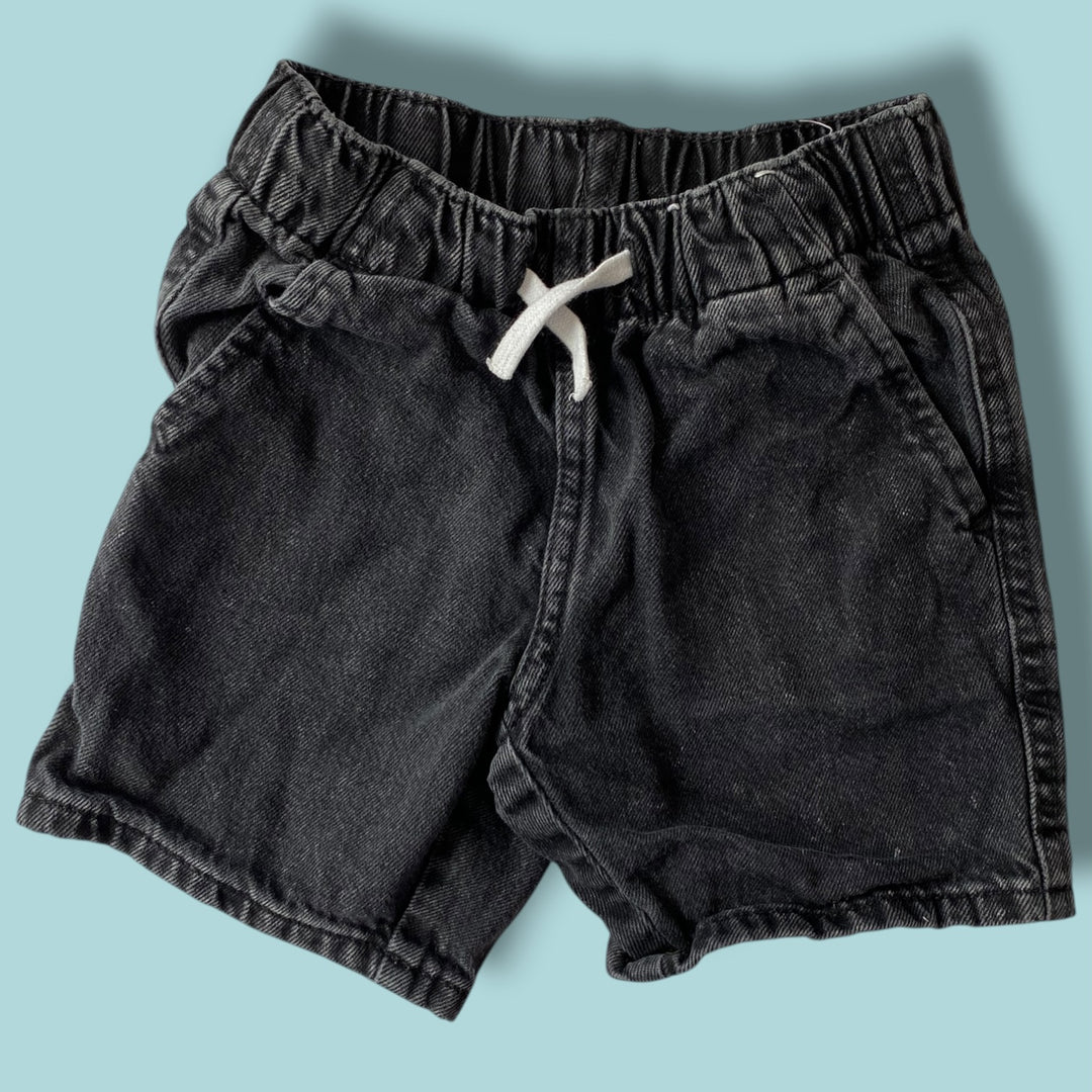 black h&amp;m denim shorts, 2y