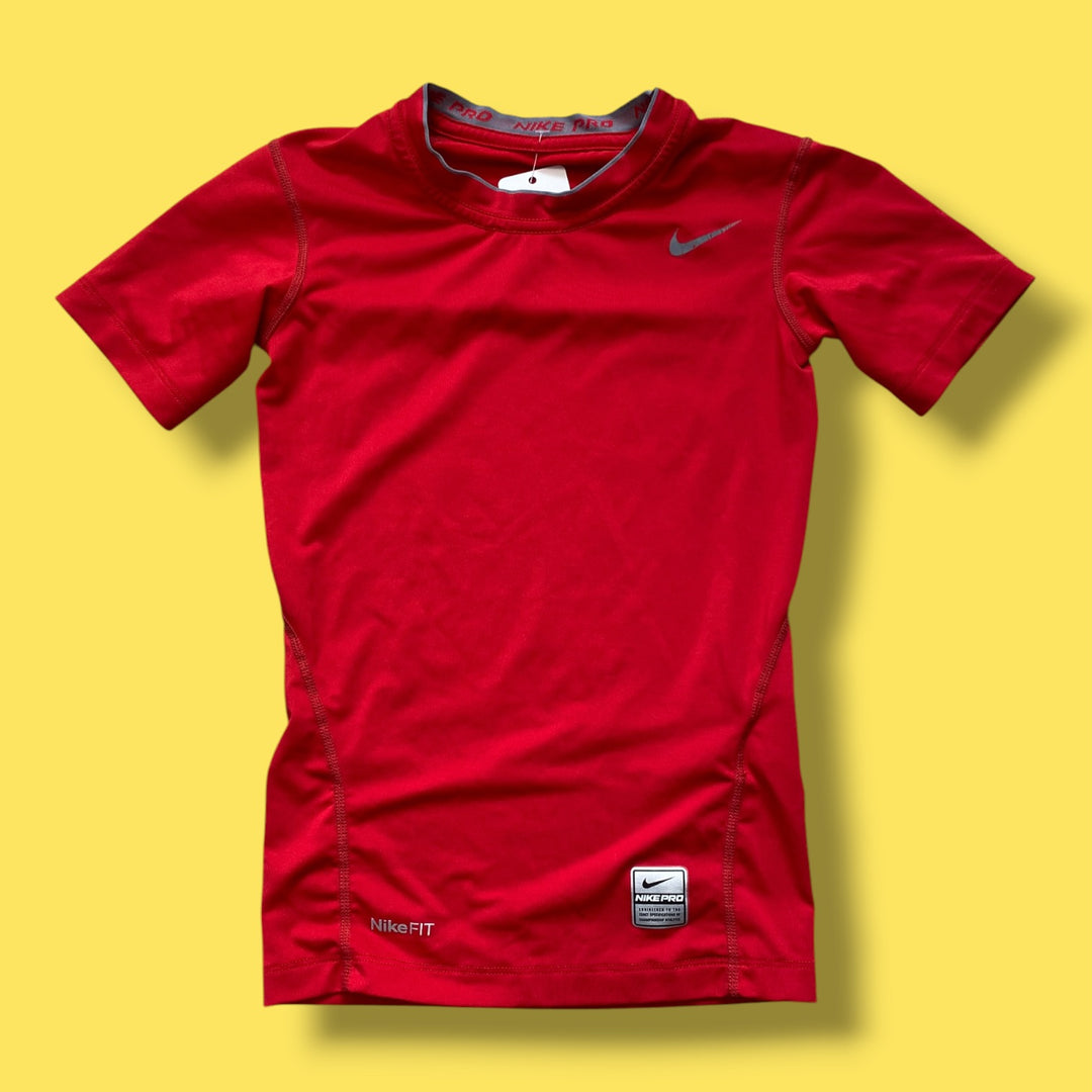 Red Nike athletic tee, 8Y