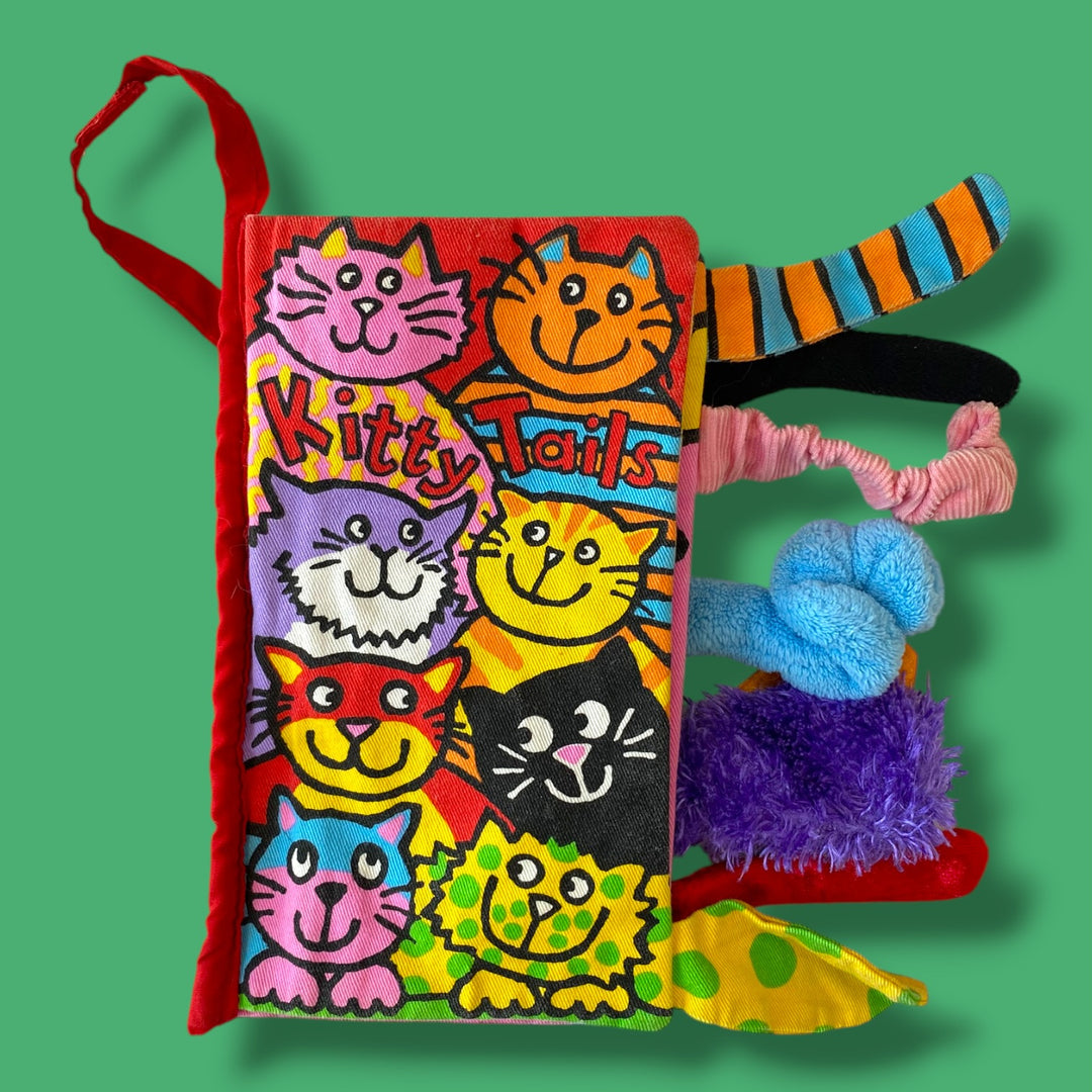 Jellycat kitty tails soft book