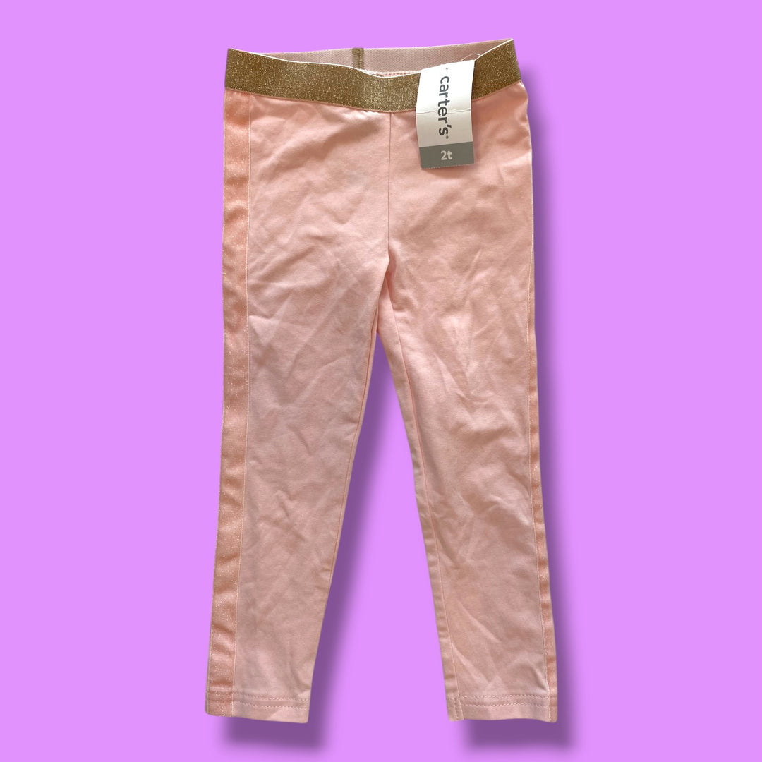 pink Carters leggings NWT, 2y