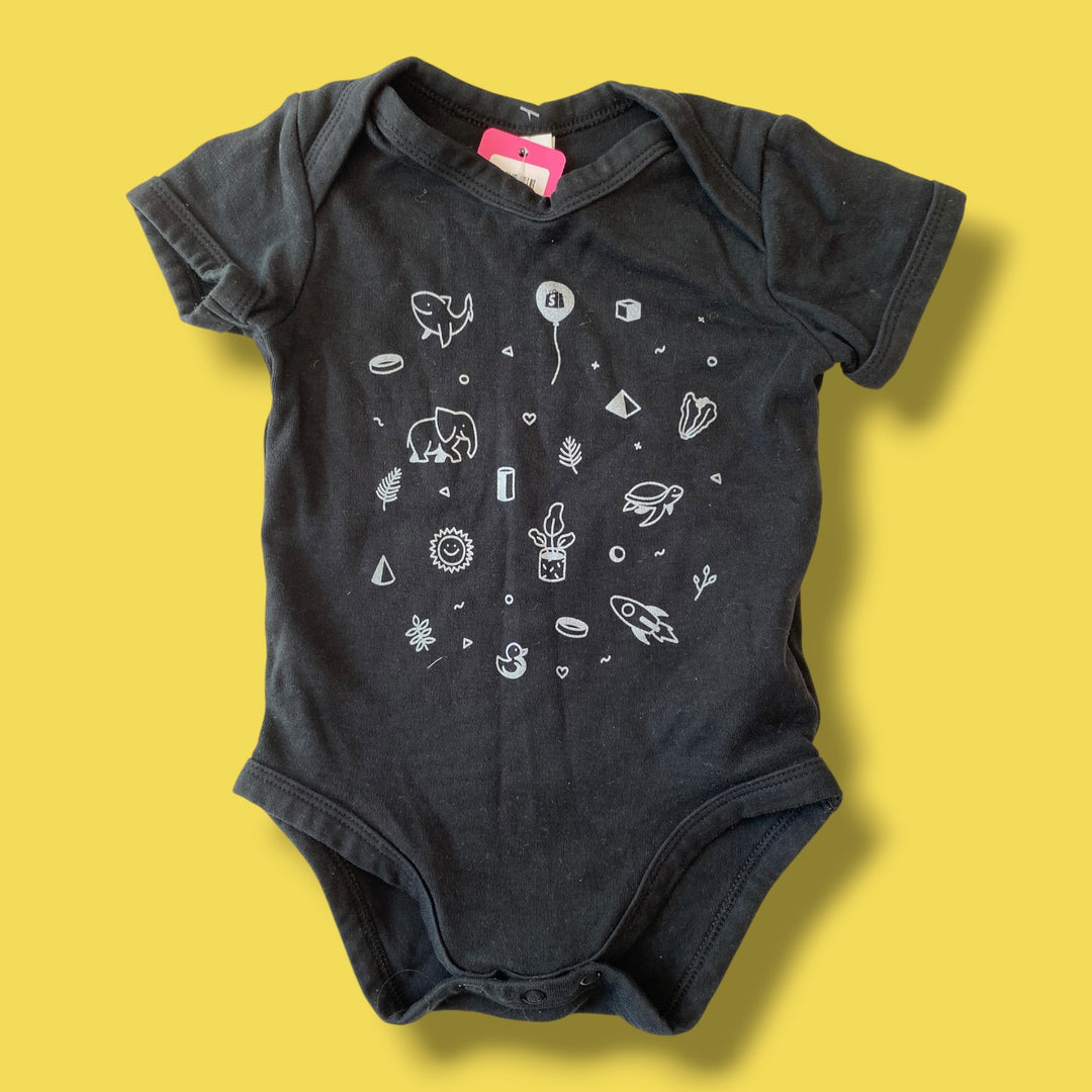 black baby bugz bodysuit , 6-12m