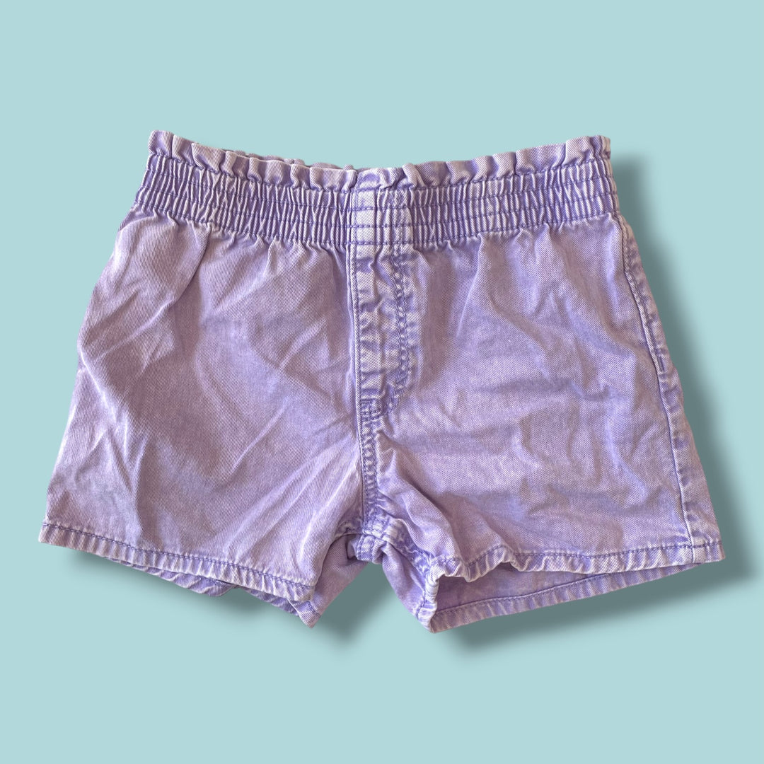 purple h&amp;m shorts, 5/6y