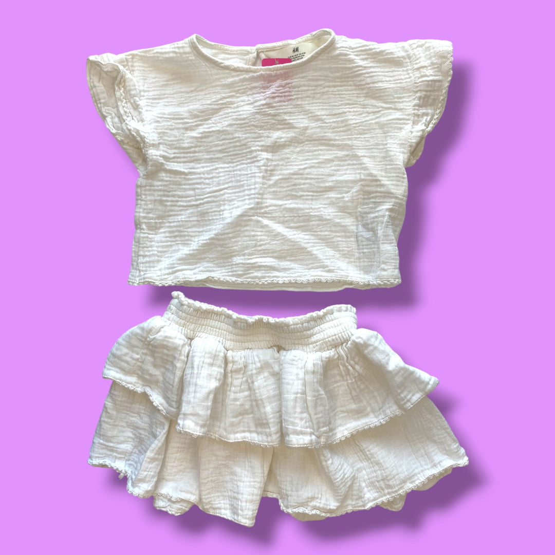 white h&amp;m set, 5y