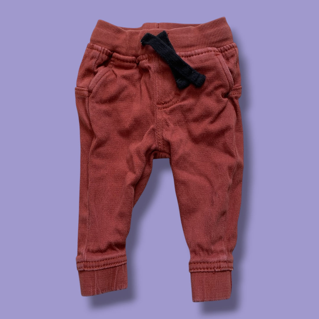 red Gagou Tagou Joggers, 6m