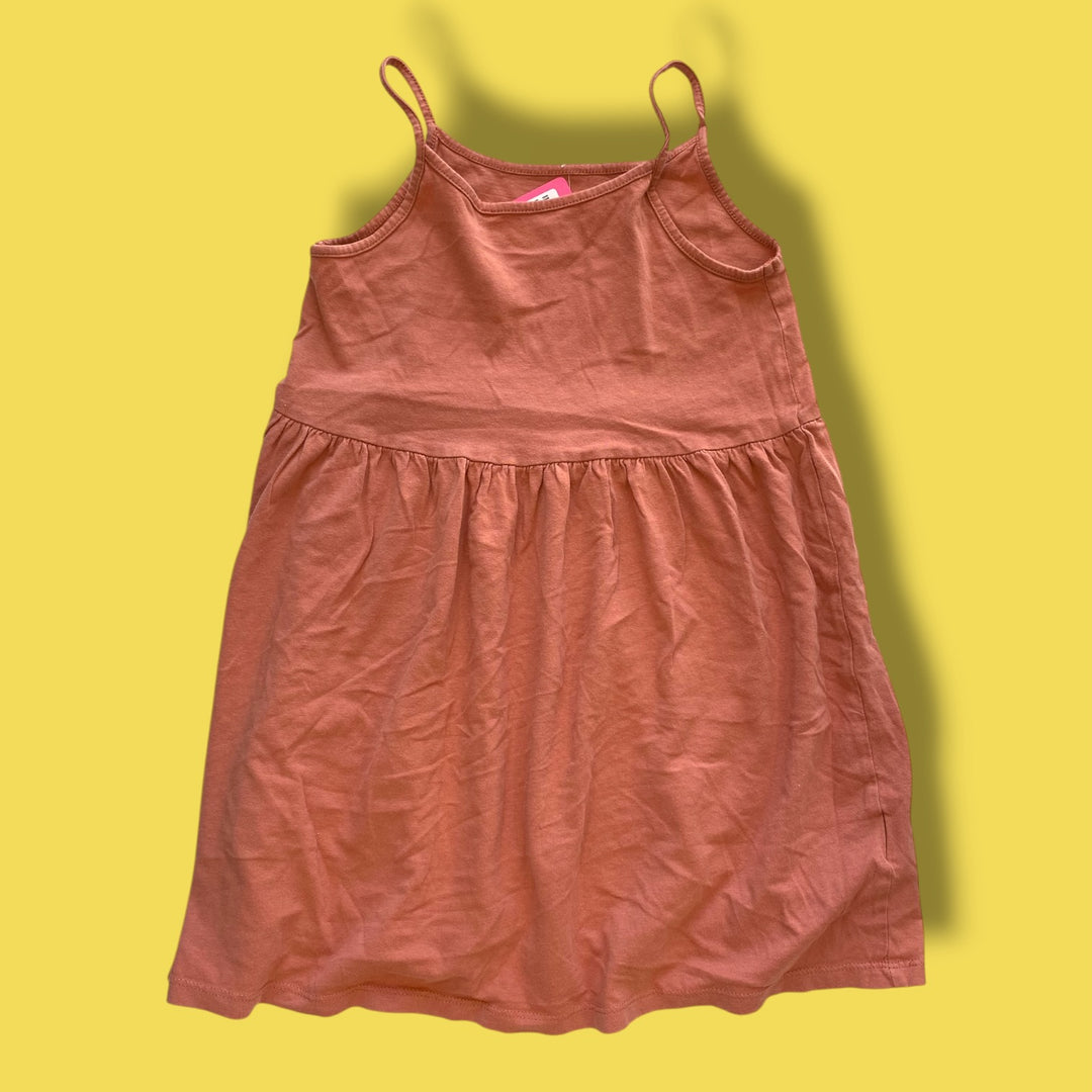 orange H&amp;M dress, 5/6y