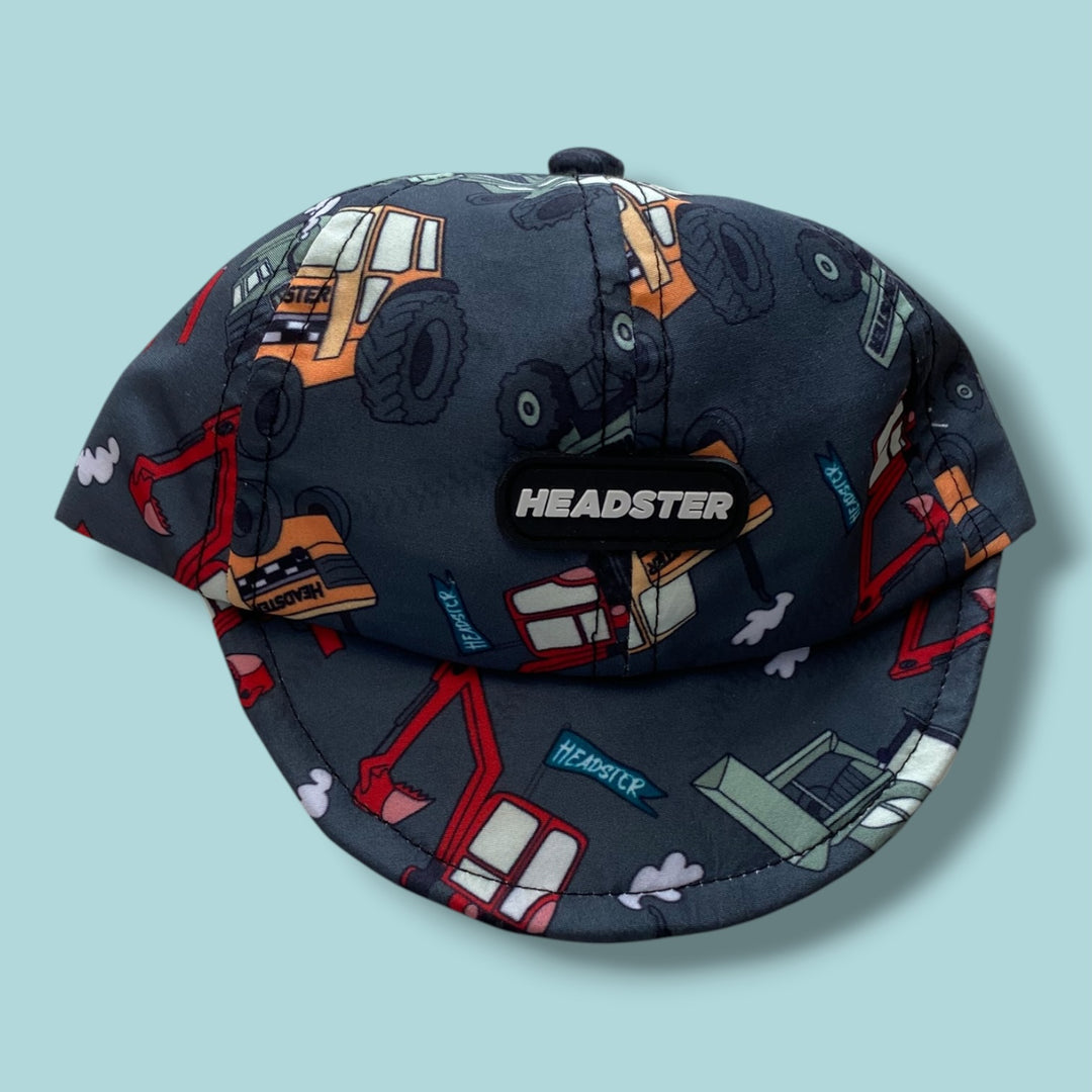 grey Headster truck cap, 0-6m