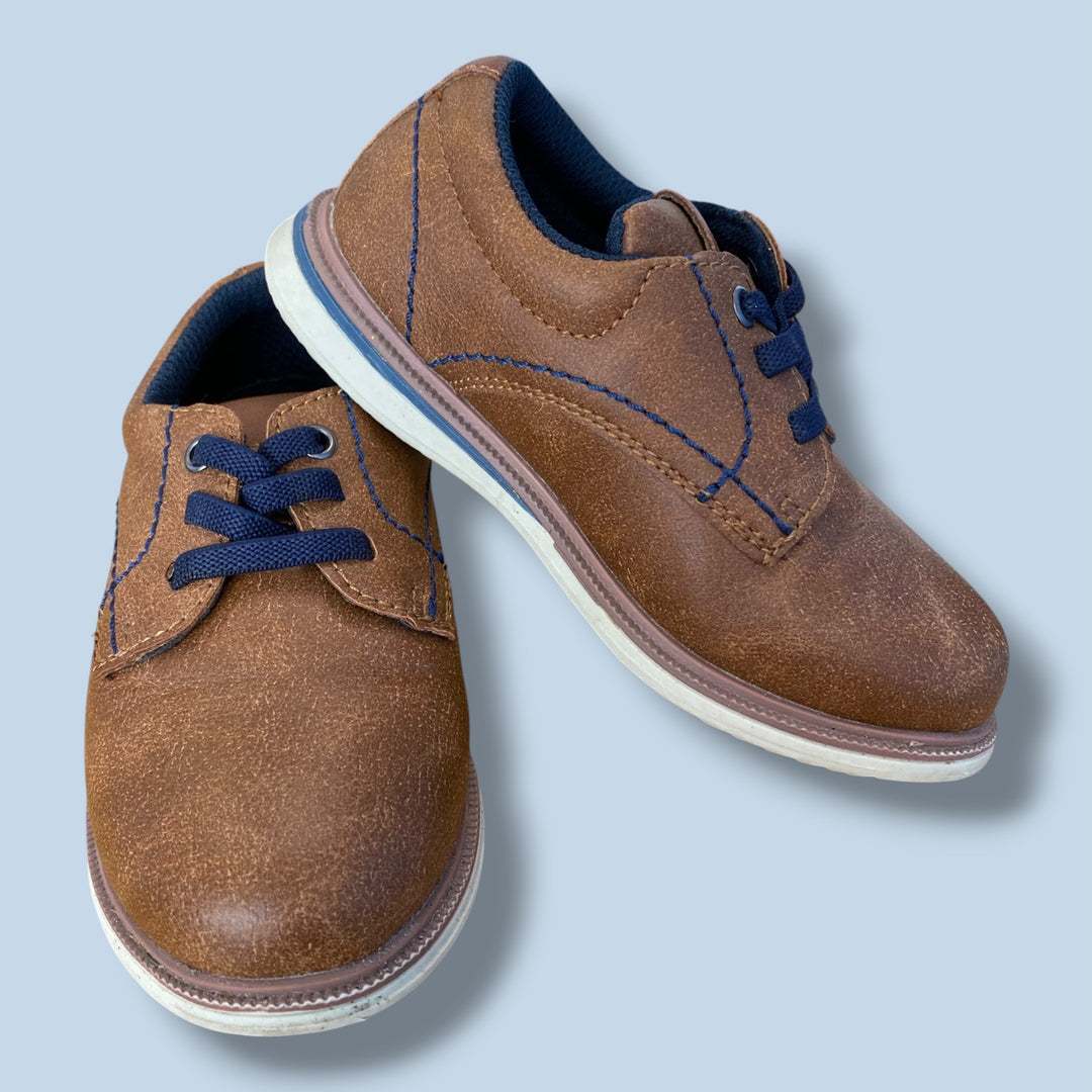 brown jax&amp;jake dress shoe, 9.0
