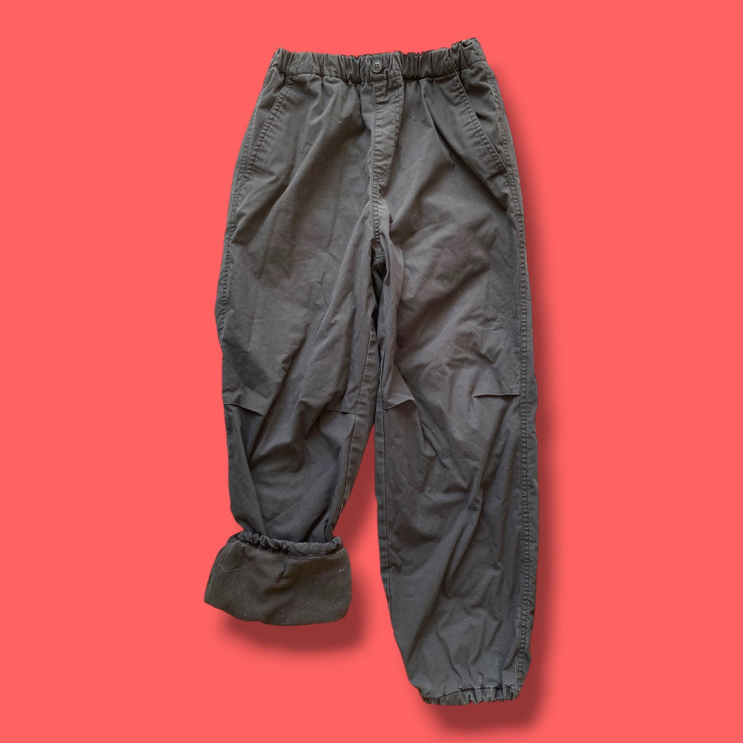 black uniqlo  lined pant, 11-12y