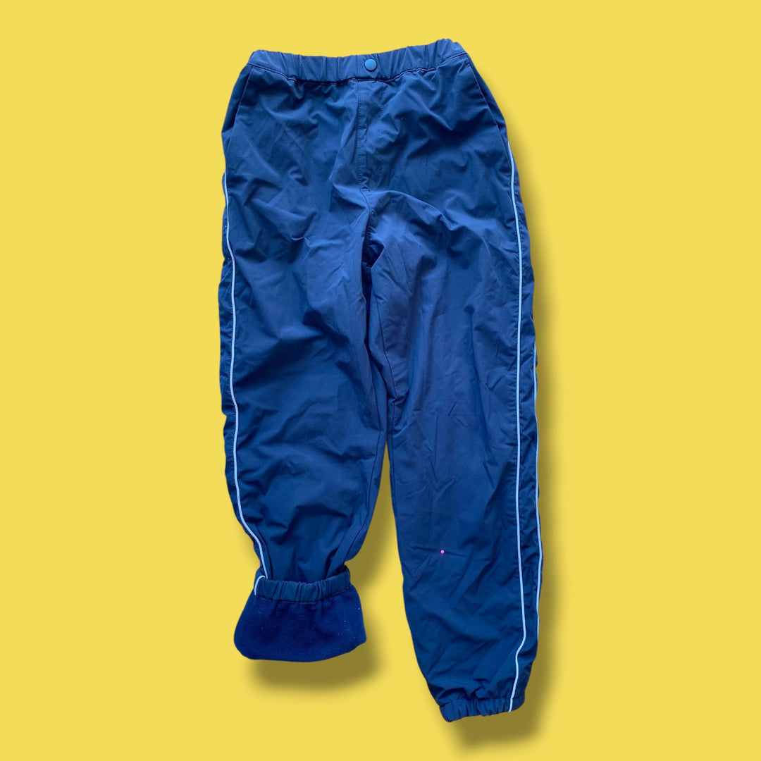 blue uniqlo  lined pant, 11-12y