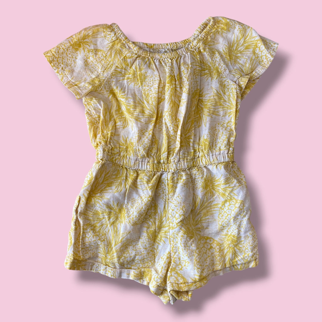 Yellow Old Navy Romper, 2Y