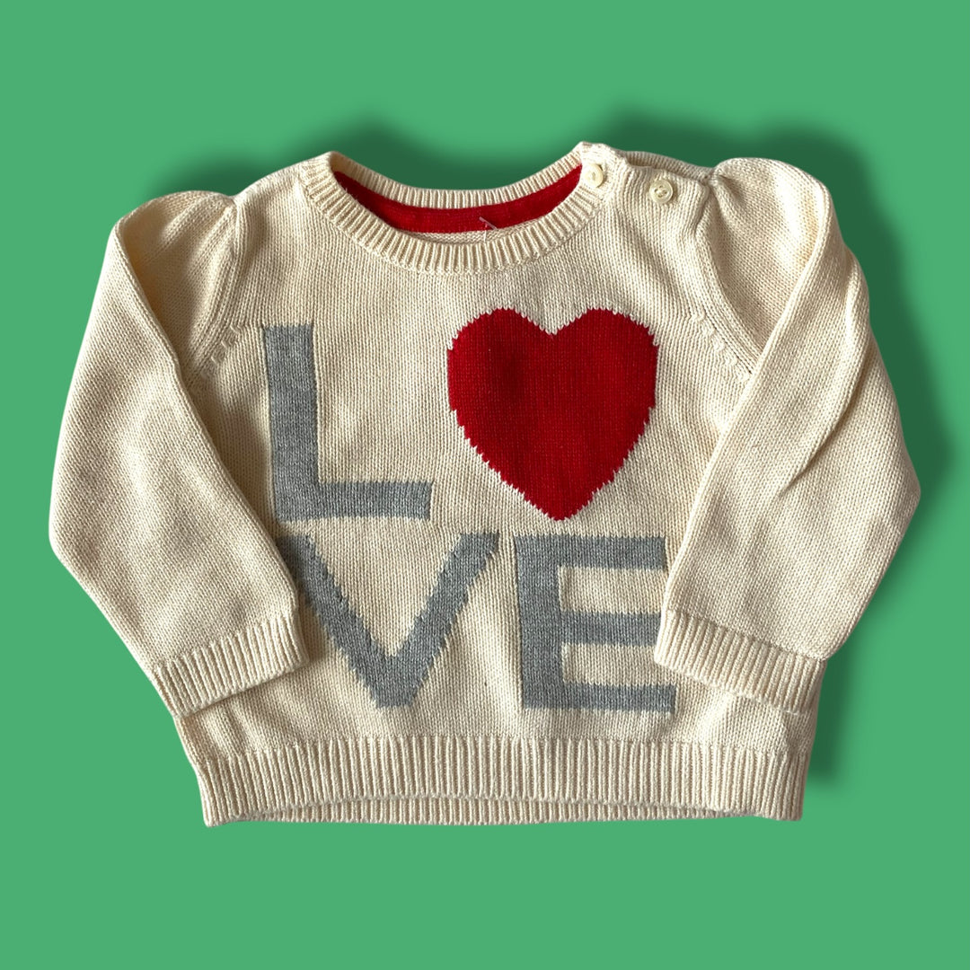 Tan Gap Sweater, 3-6m