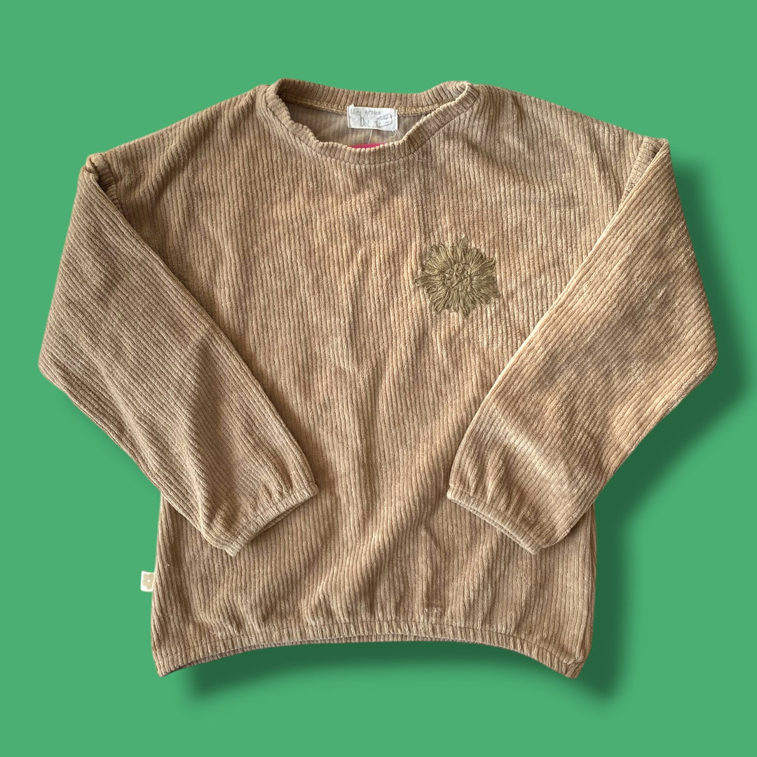 Brown Mini Dol Sweater, 4Y
