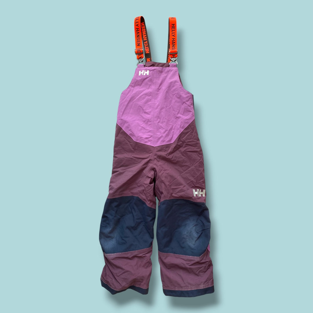 purple Helly Hansen snowpants, 5y