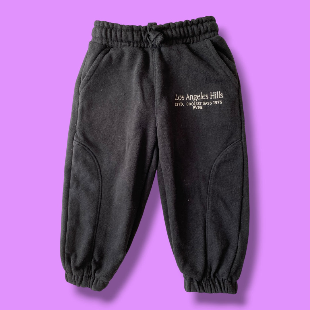 Black Zara Joggers, 18m