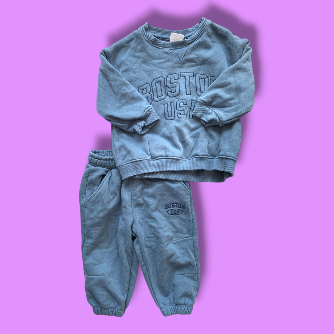 Blue Zara Boston Set, 18m