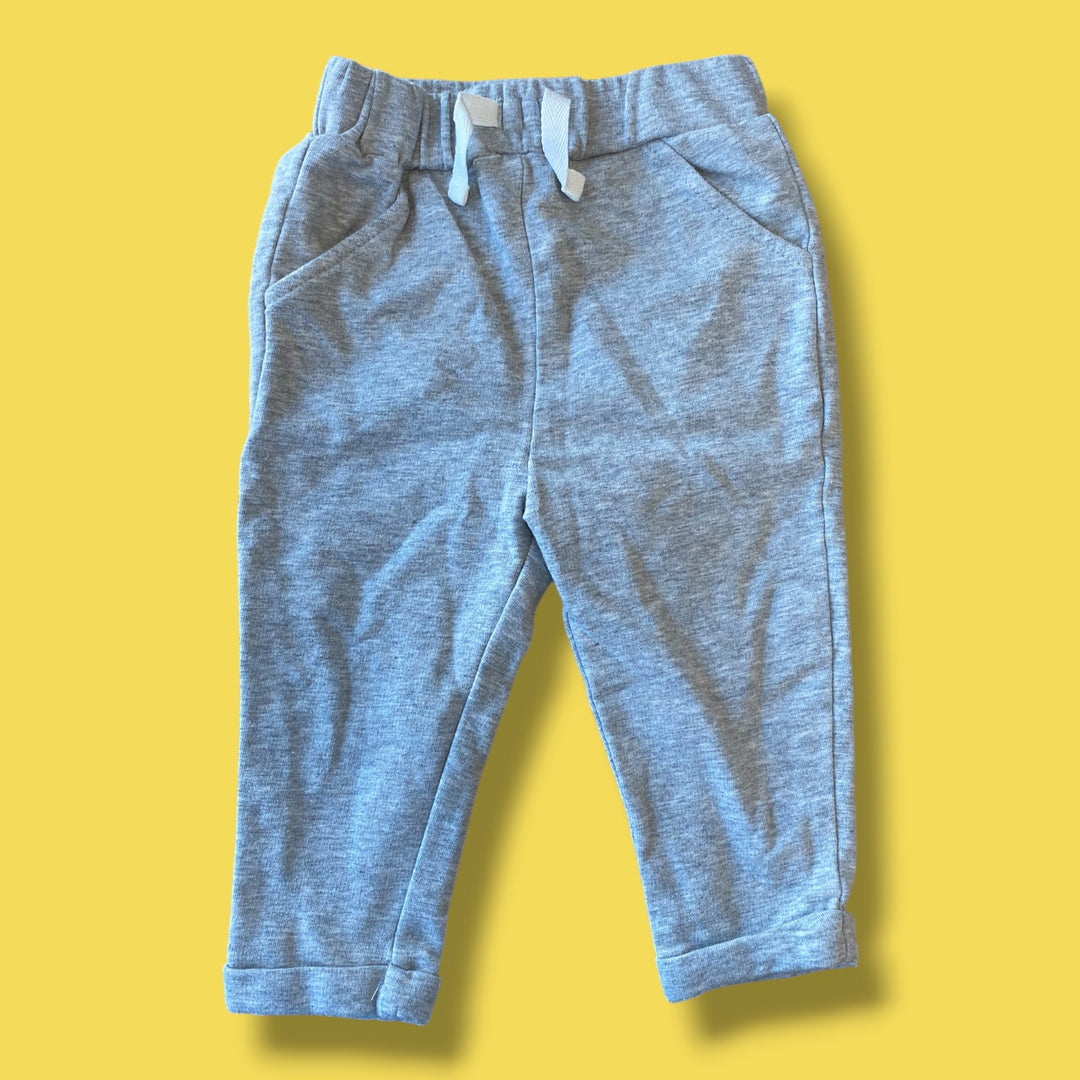 grey Firsts pants, 9m