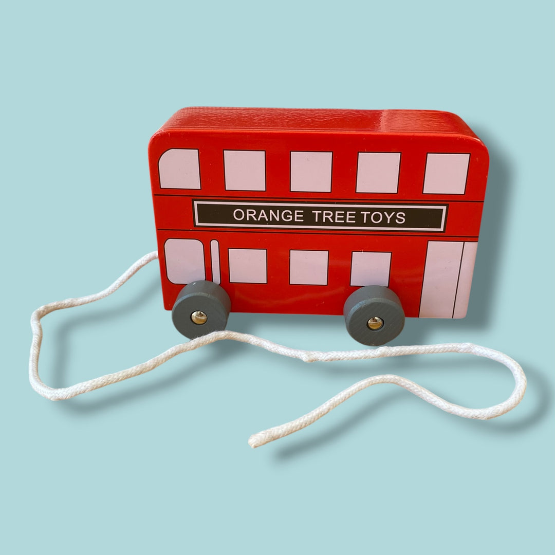 Orange Tree Toys Pull Bus