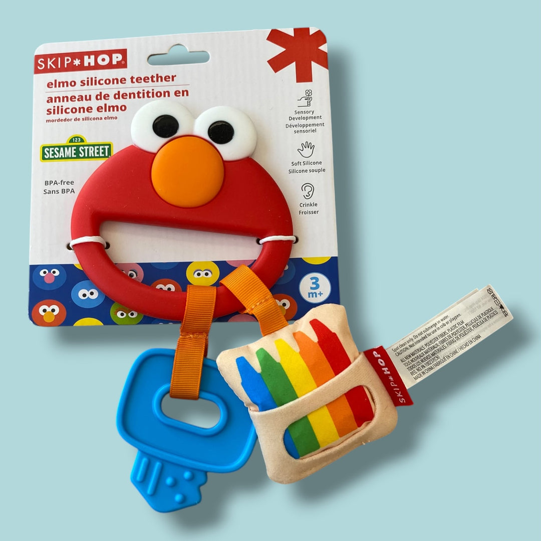 Skip Hop NWT Elmo Silicone Teether