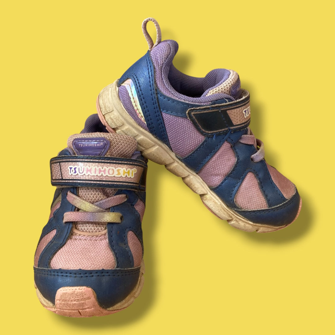 pink/purple tsukihoshi sneakers, 8.0