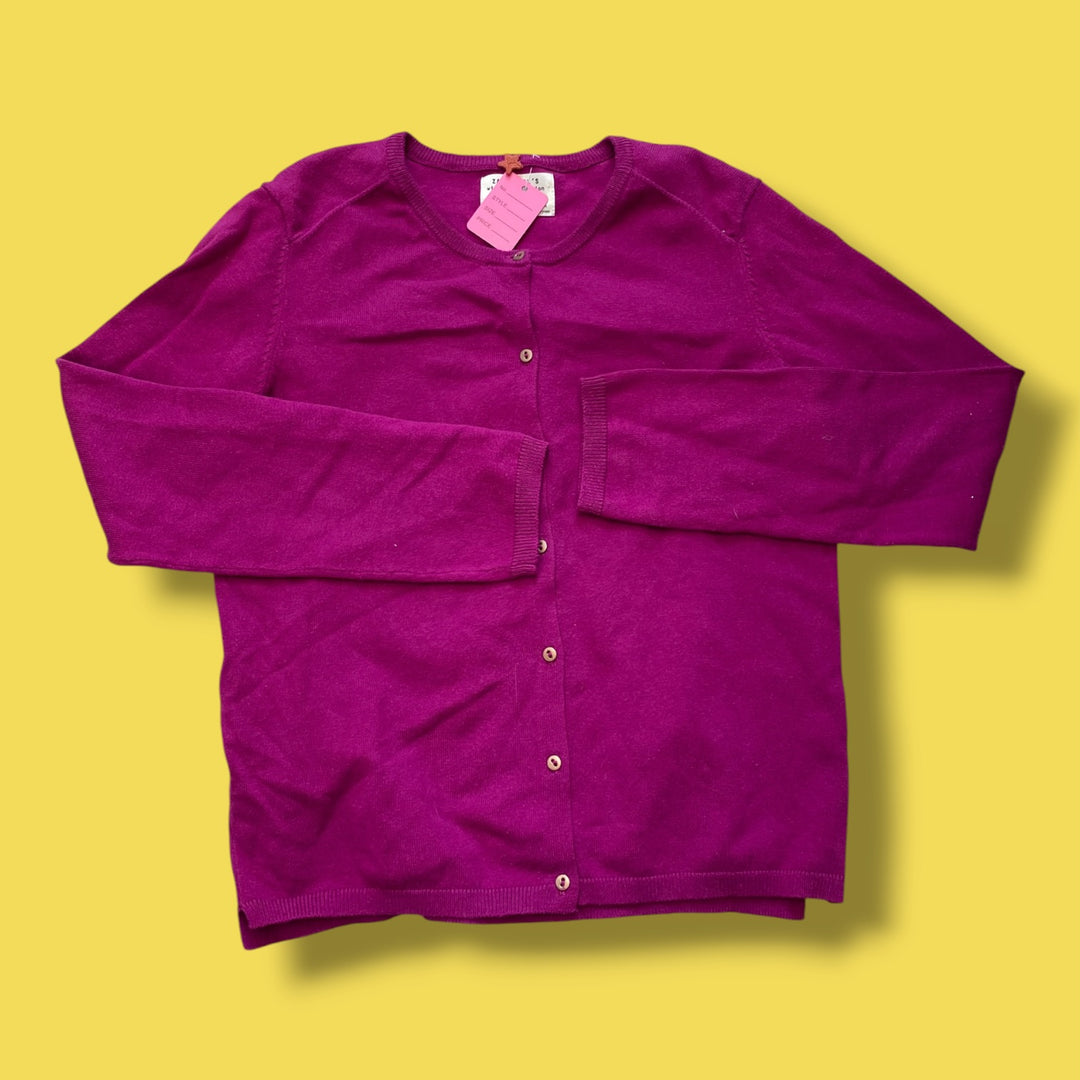 Purple Zara Carigan, 11-12Y
