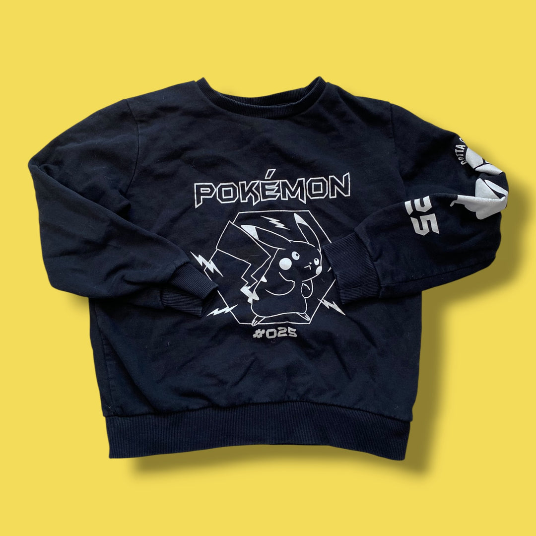 Black Pokemon Sweater, 8-10Y