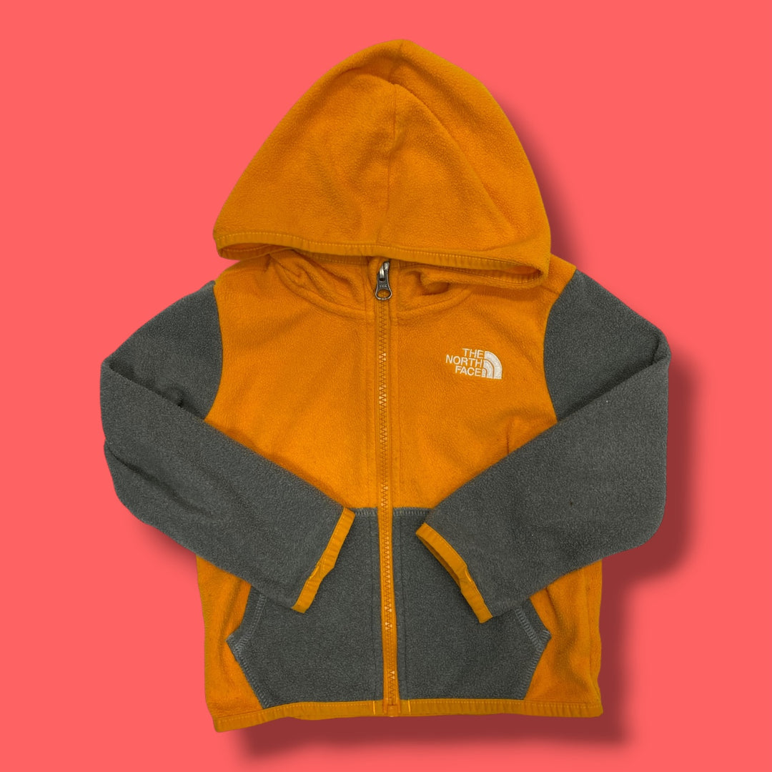 Orange North Face Zip Up , 2T