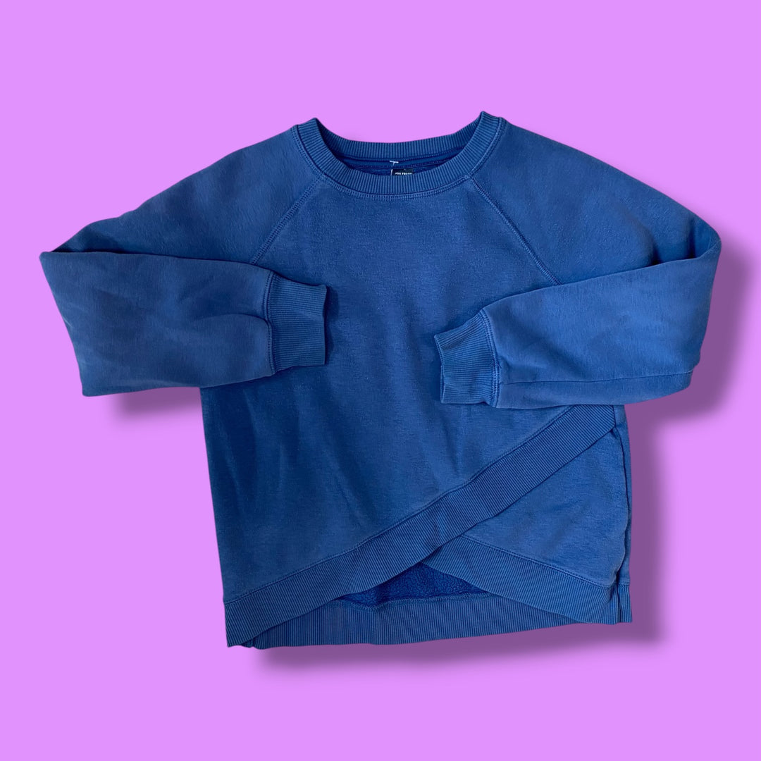 blue joe sweatshirt, 7/8y