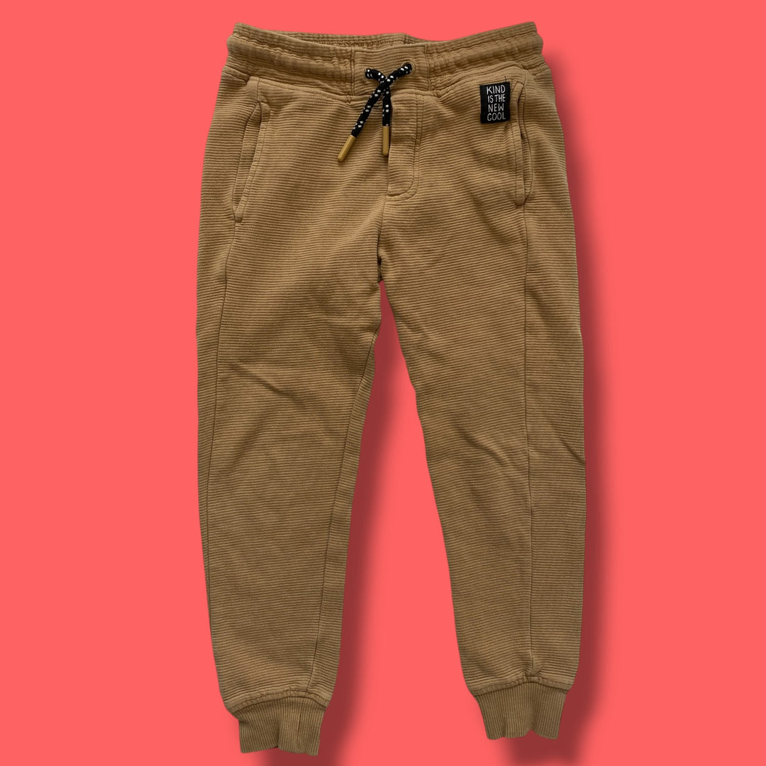 tan h&amp;m ribbed pant, 5Y