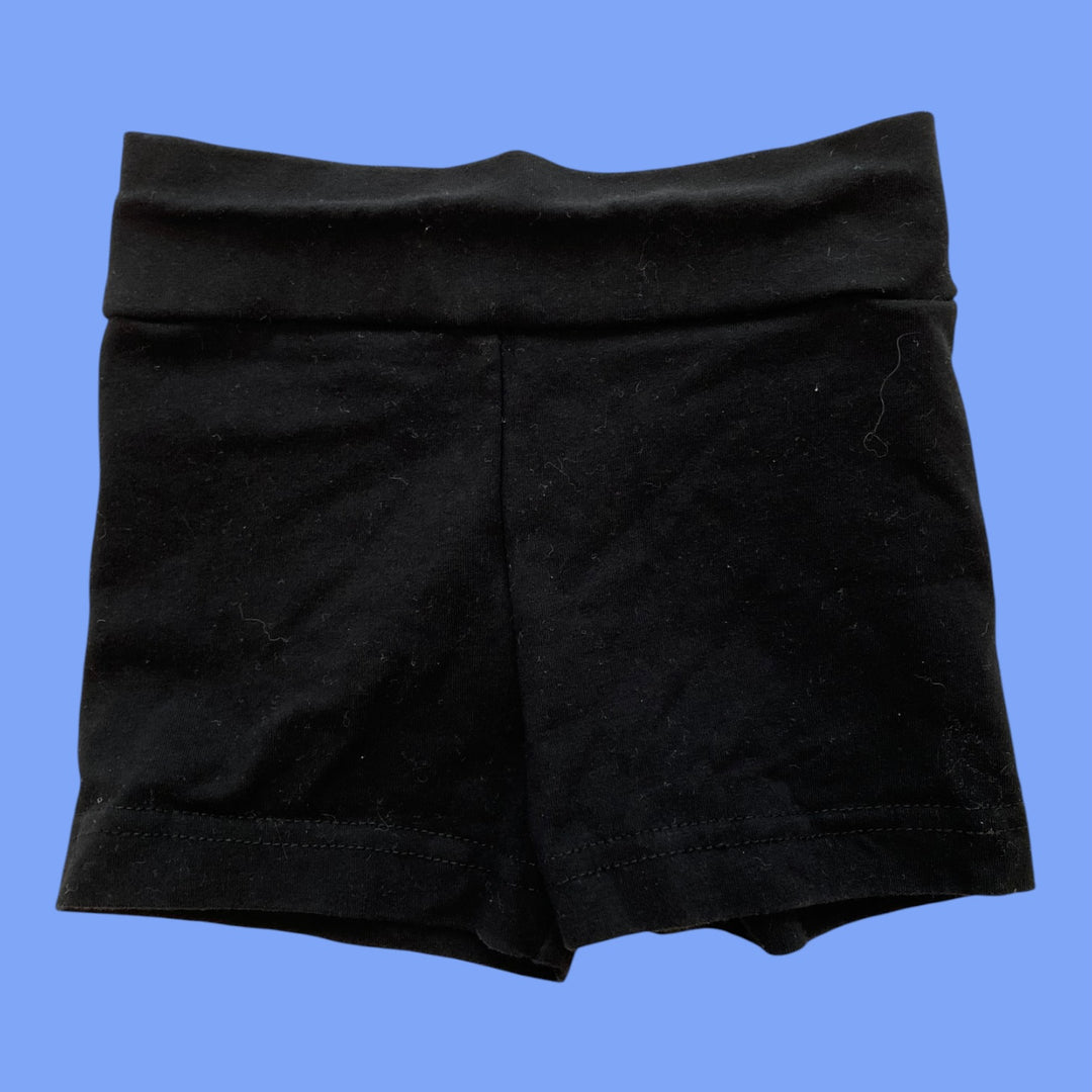 black top marks dance shorts, 18-24m