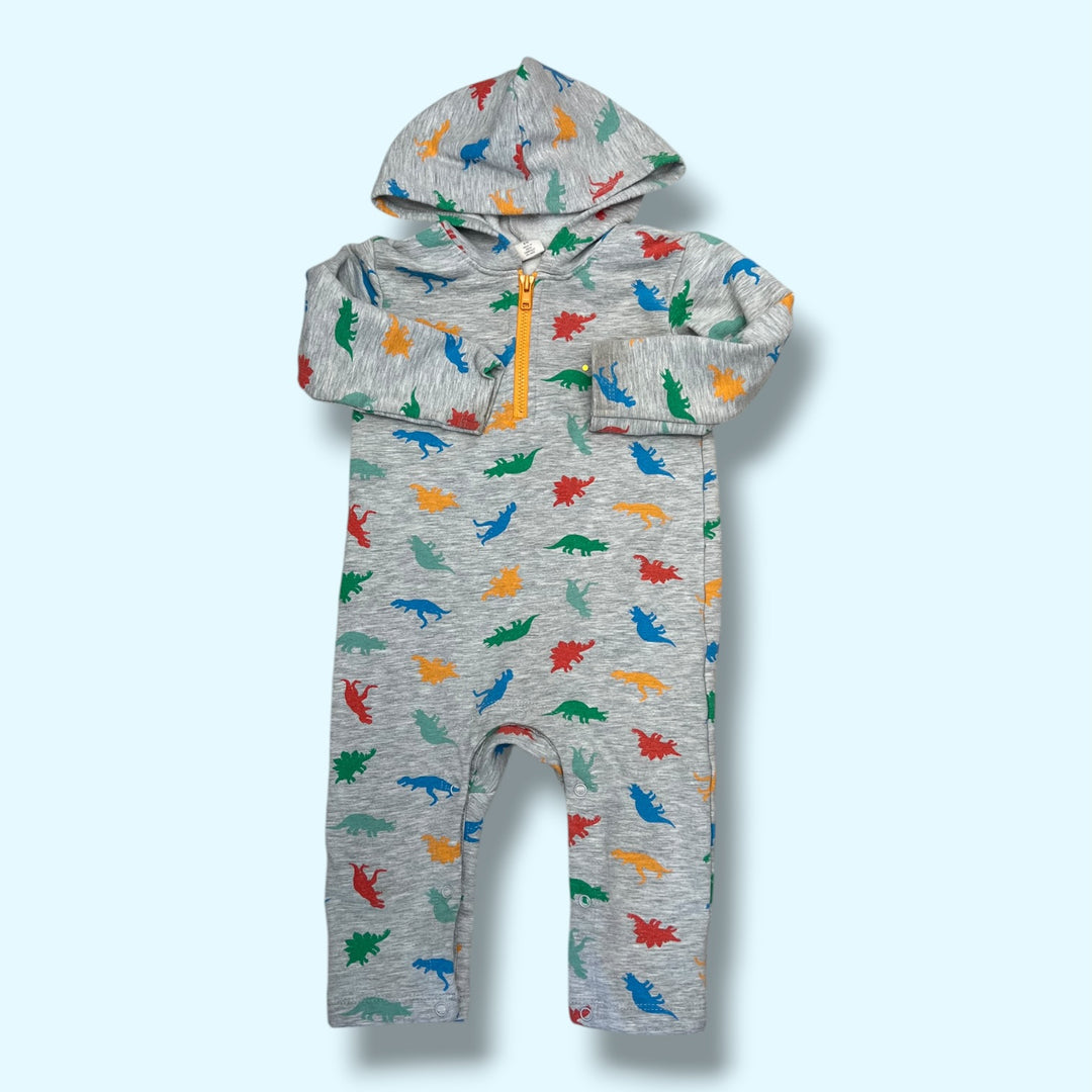 Dinos Tucker &amp; Tate hooded romper, 6m