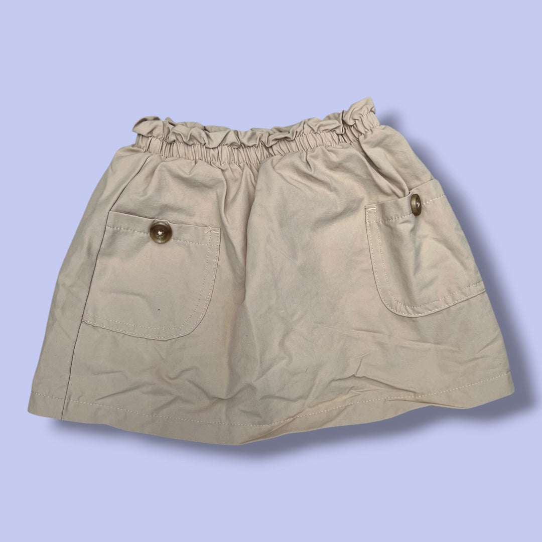 beige Pekkle pocket skort, 24m