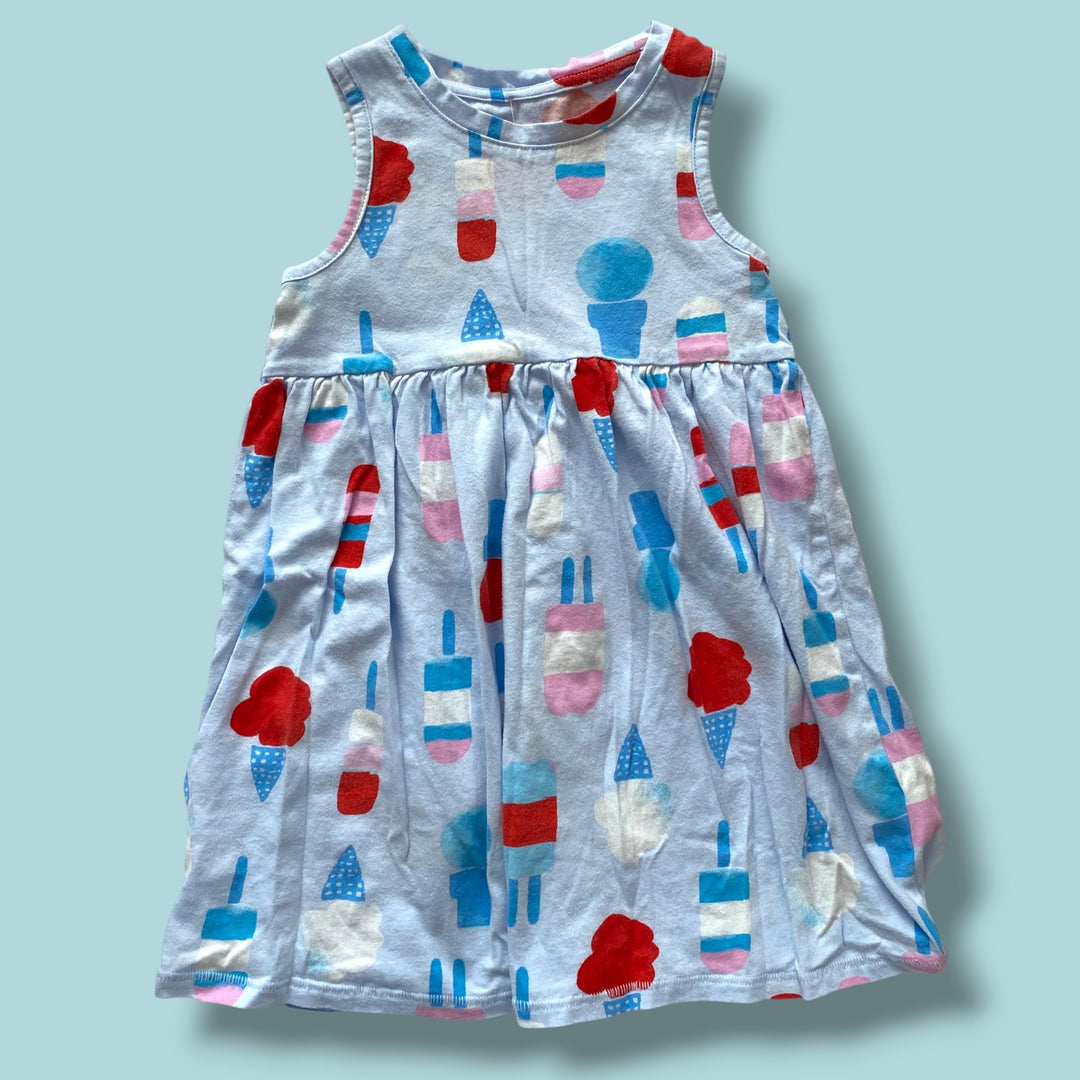 blue gap popcicle dress, 4Y