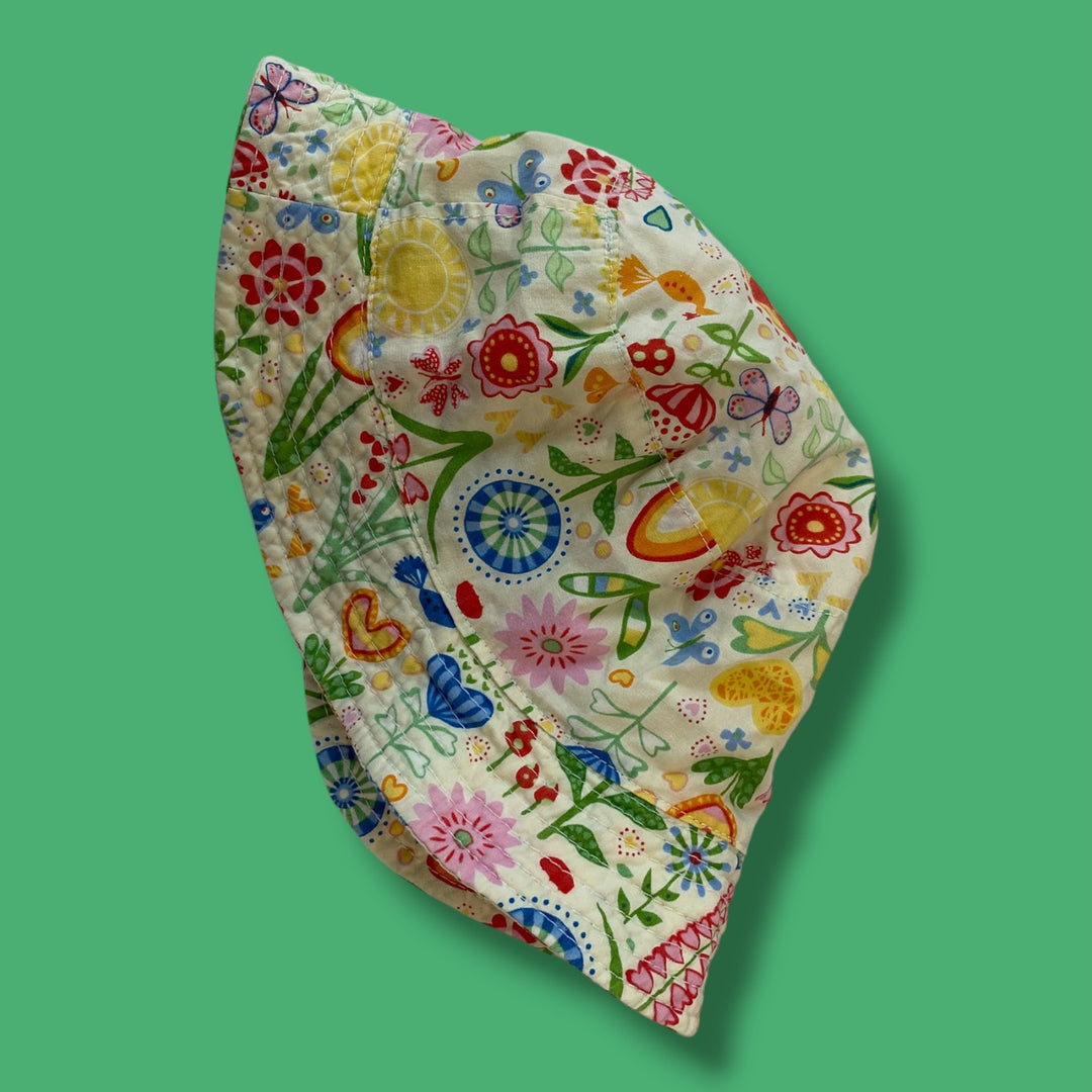 Floral Unknown Sunhat, 2-3Y