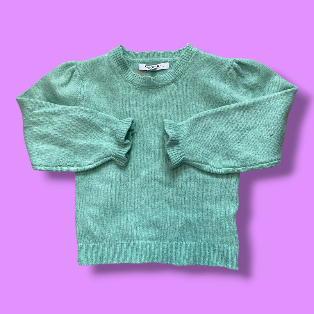 green George Knit Sweater, 4Y