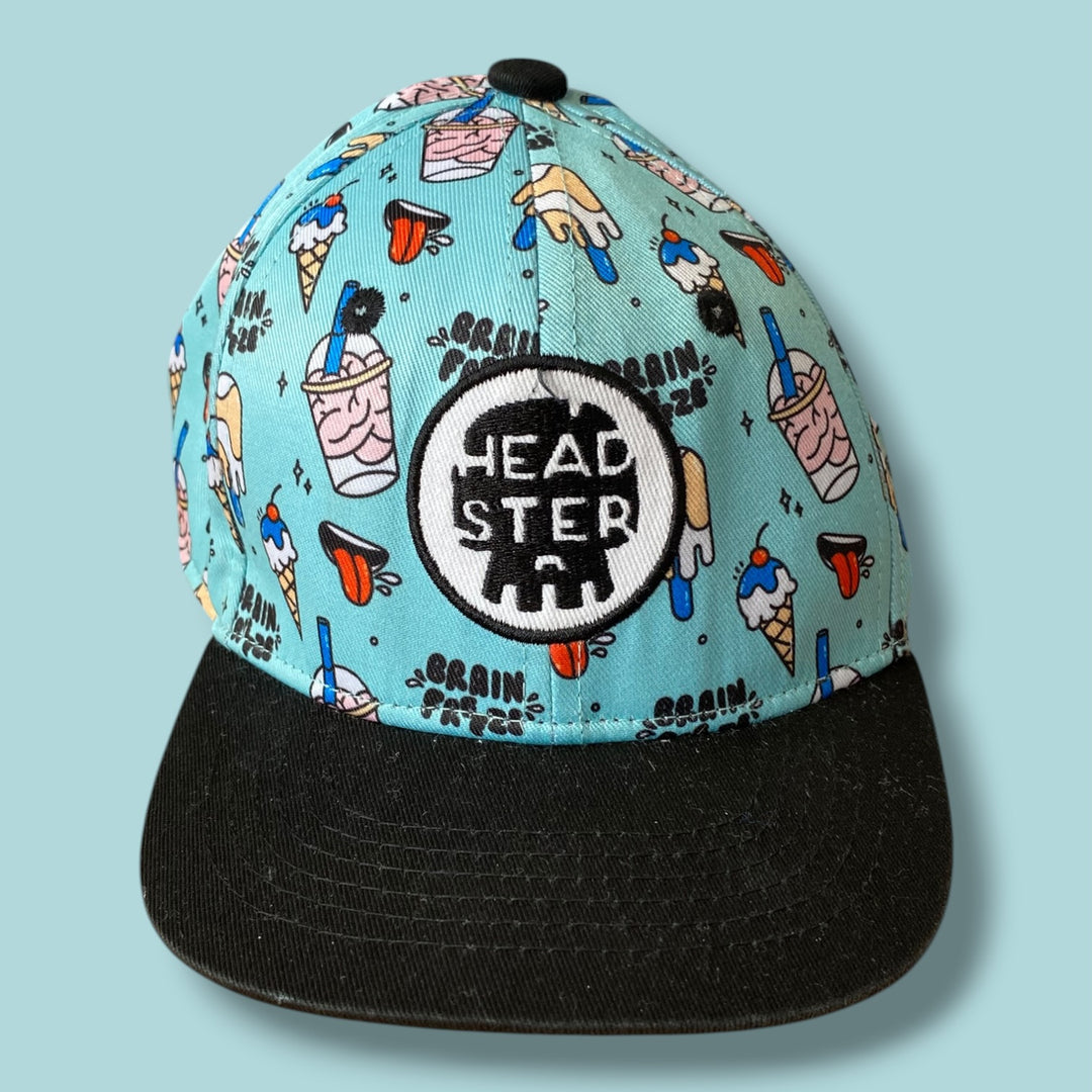 Blue Headster brain freeze ballcap, 48cm