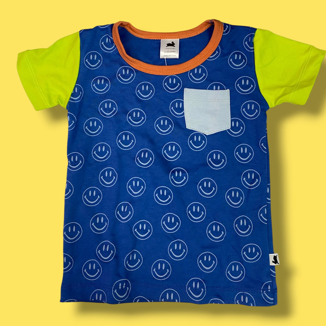 Blue Little &amp; Lively shirt, 6-12m
