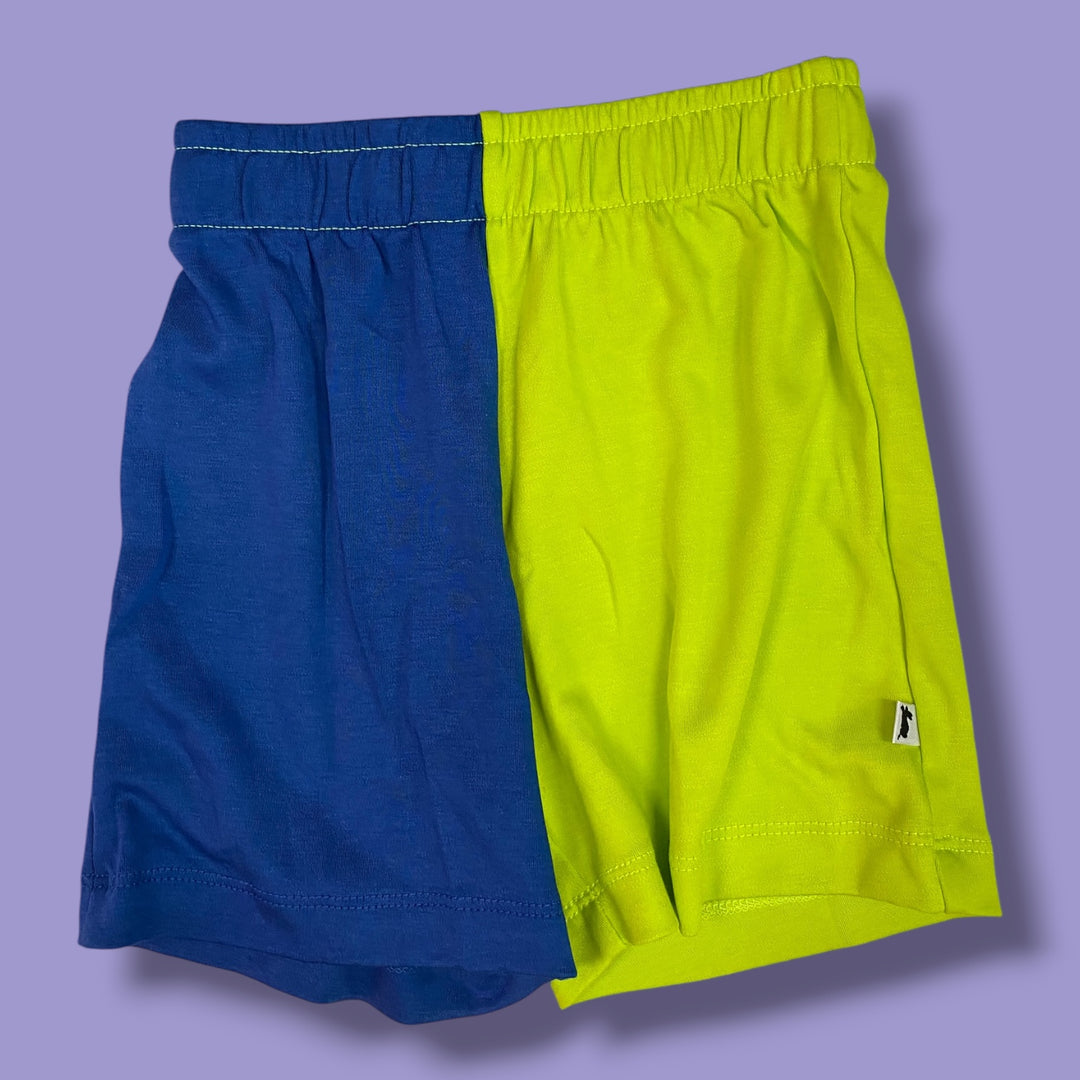 Blue/Green Little &amp; Lively Shorts, 3-4Y