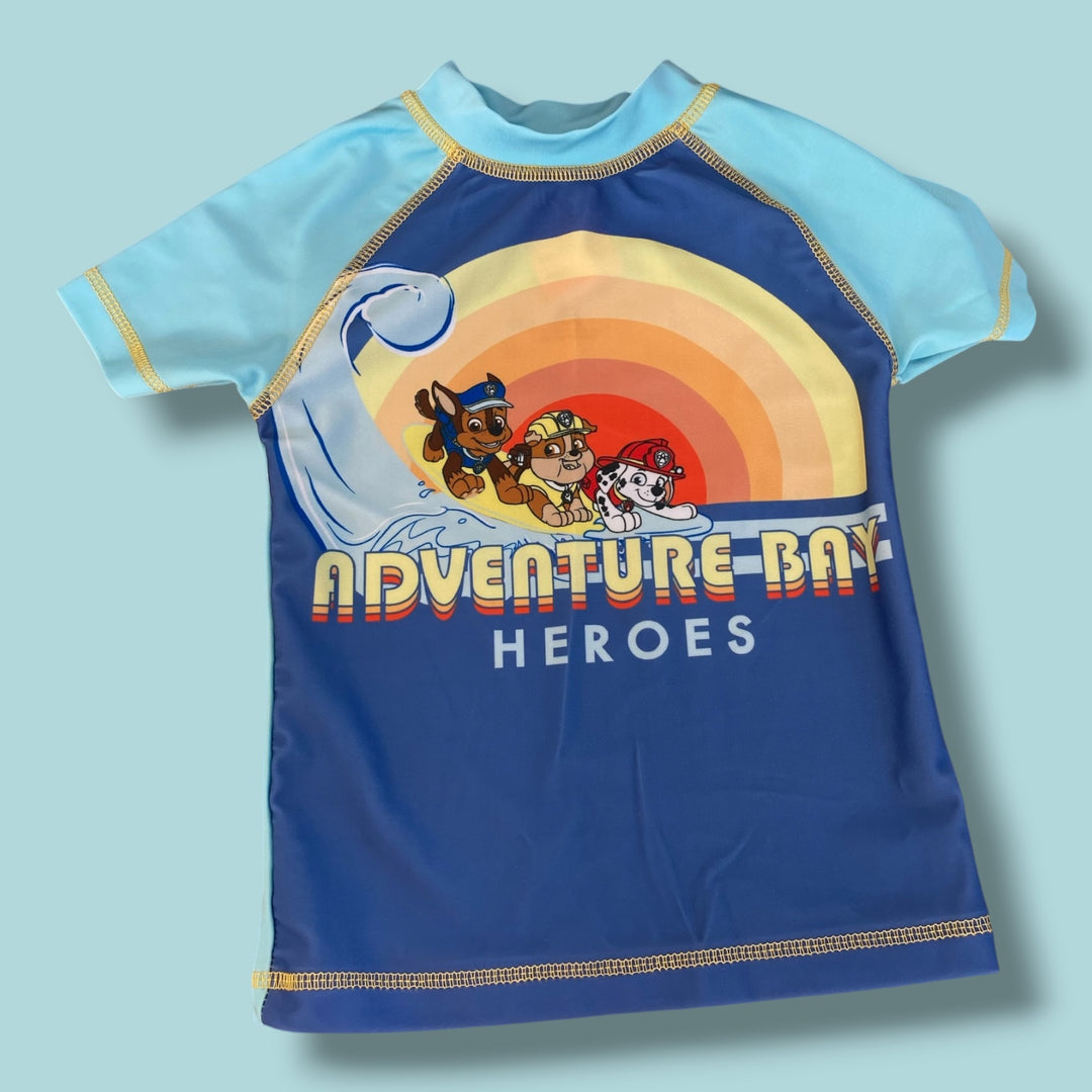 Blue paw patrol rash guard, 3Y