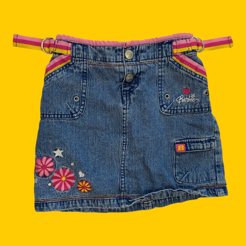 barbie denim skirt 6y