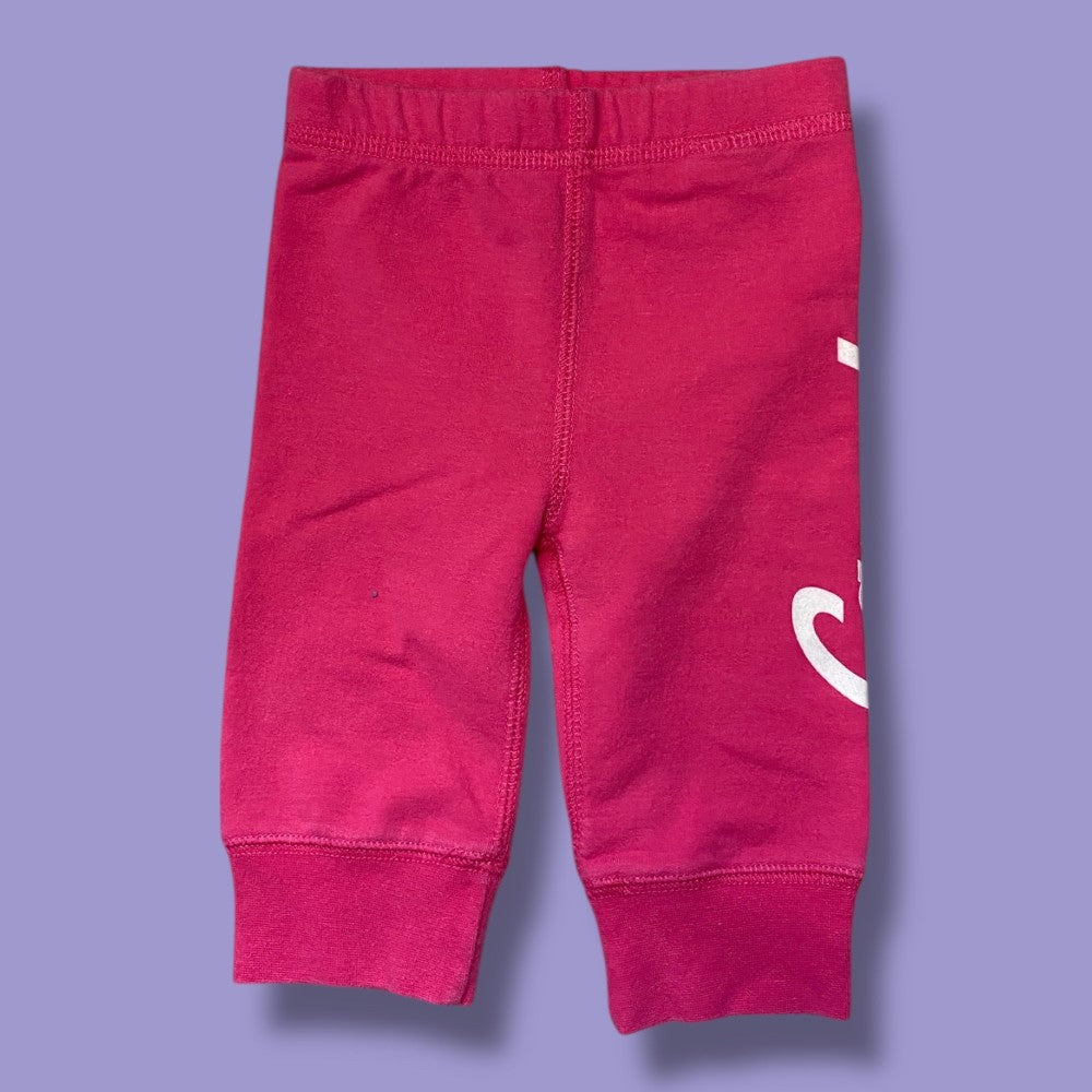 roots pink sweats 3-6m