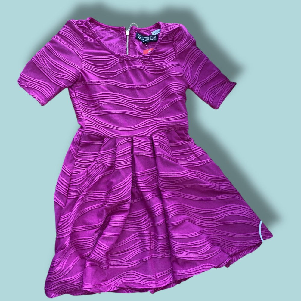 purple dress 7y